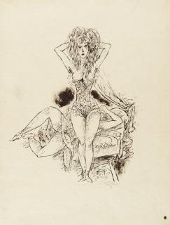 Richard Ziegler - 2 Bll. aus der Folge: Mädchen im Zirkus.