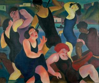 Richard Ziegler - Die Badenden vor Taormina.