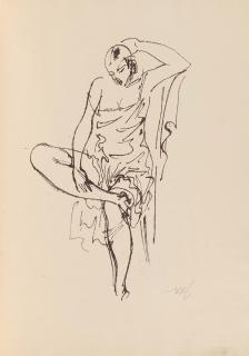 Richard Ziegler - Folge von 11 Bll.: Mädchen, 12 Studien.