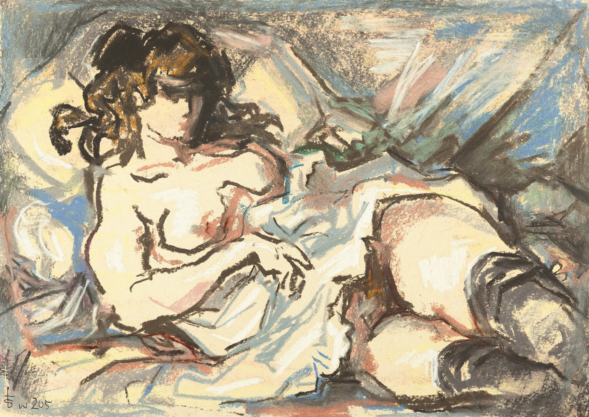 Richard Ziegler - Liegender Akt