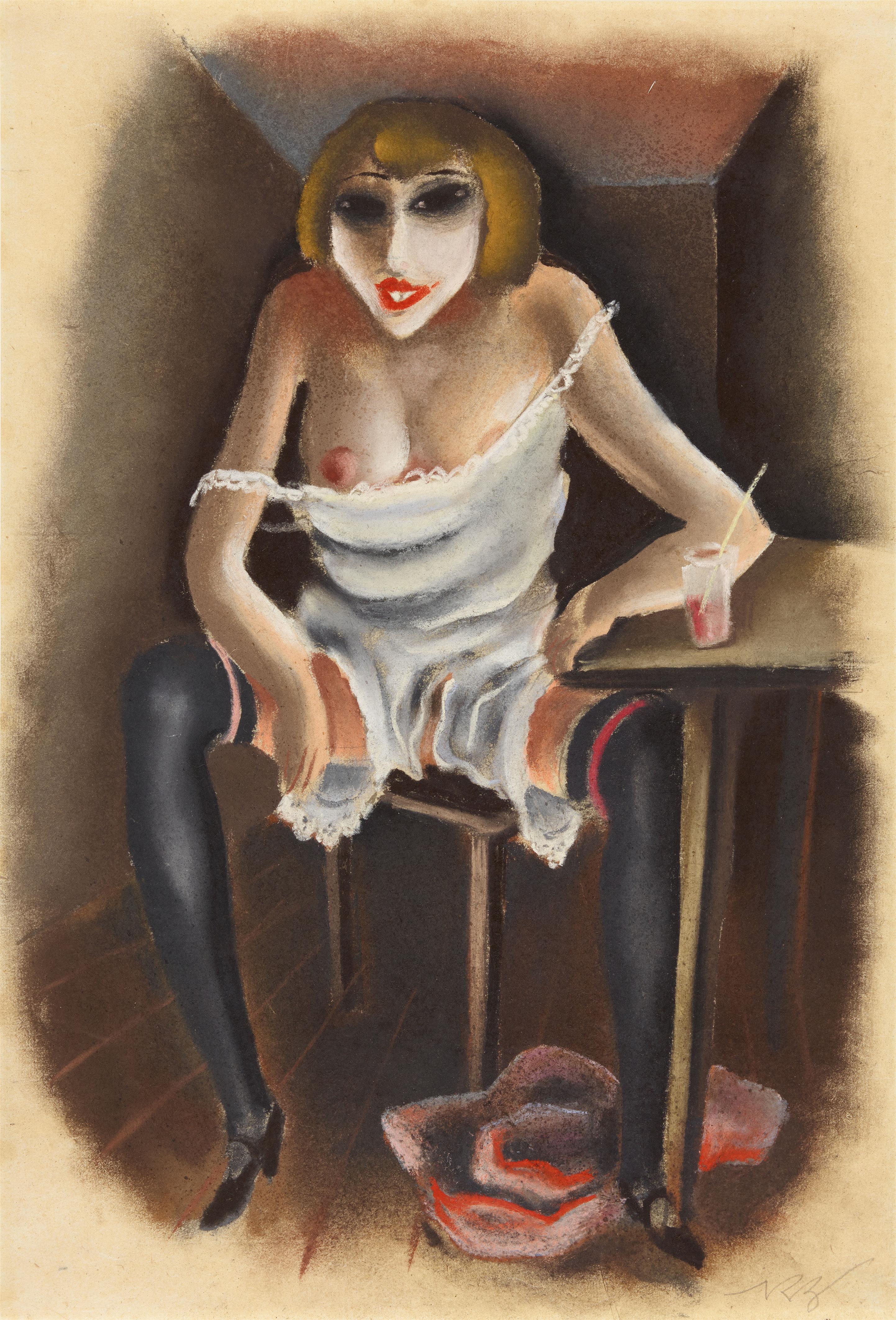 Richard Ziegler - Mädchen am Tisch