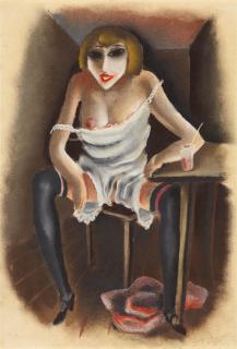 Richard Ziegler - Mädchen am Tisch