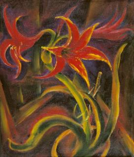 Richard Ziegler - Rote Amaryllis.