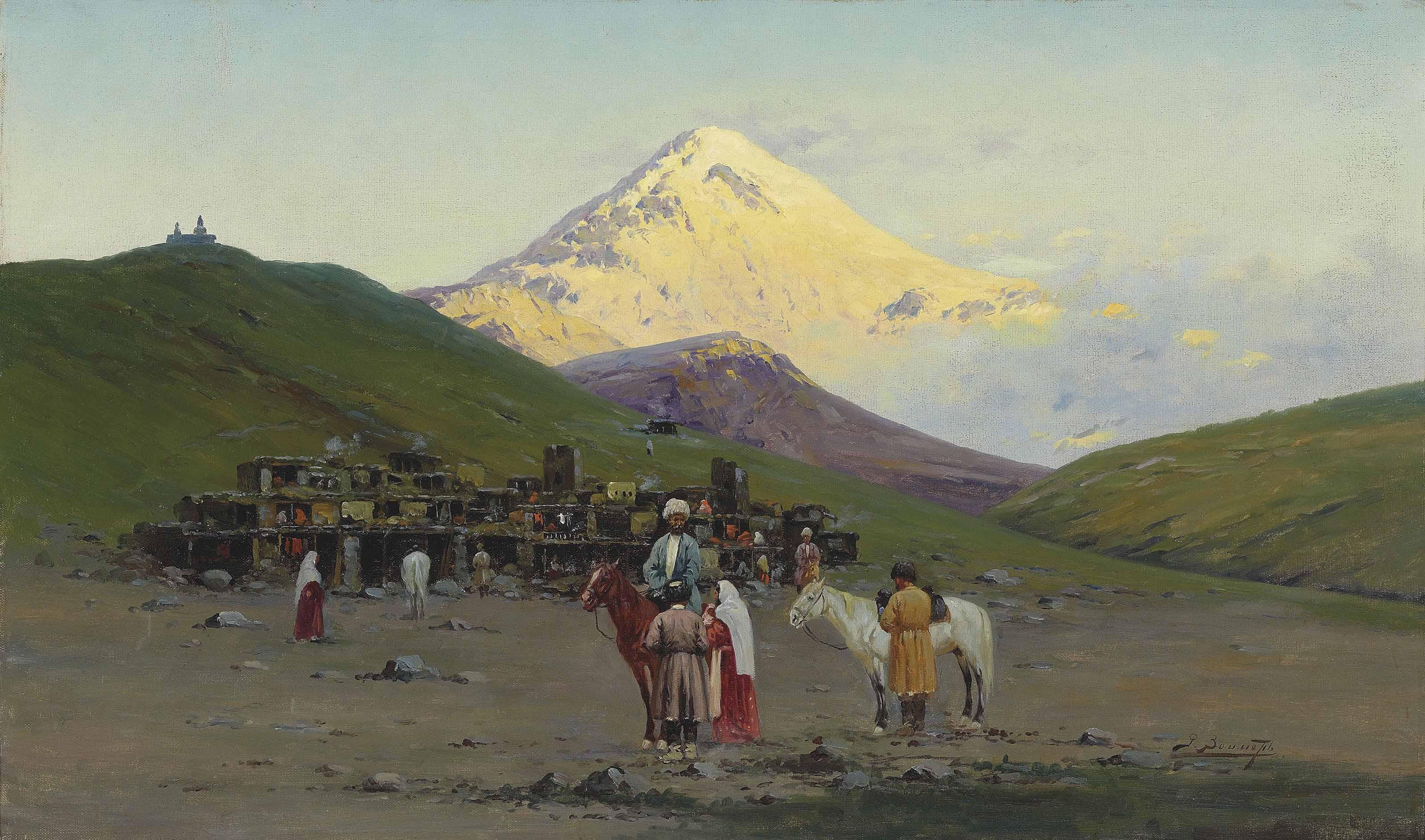 Richard Zommer - Mount Kazbek, Georgia