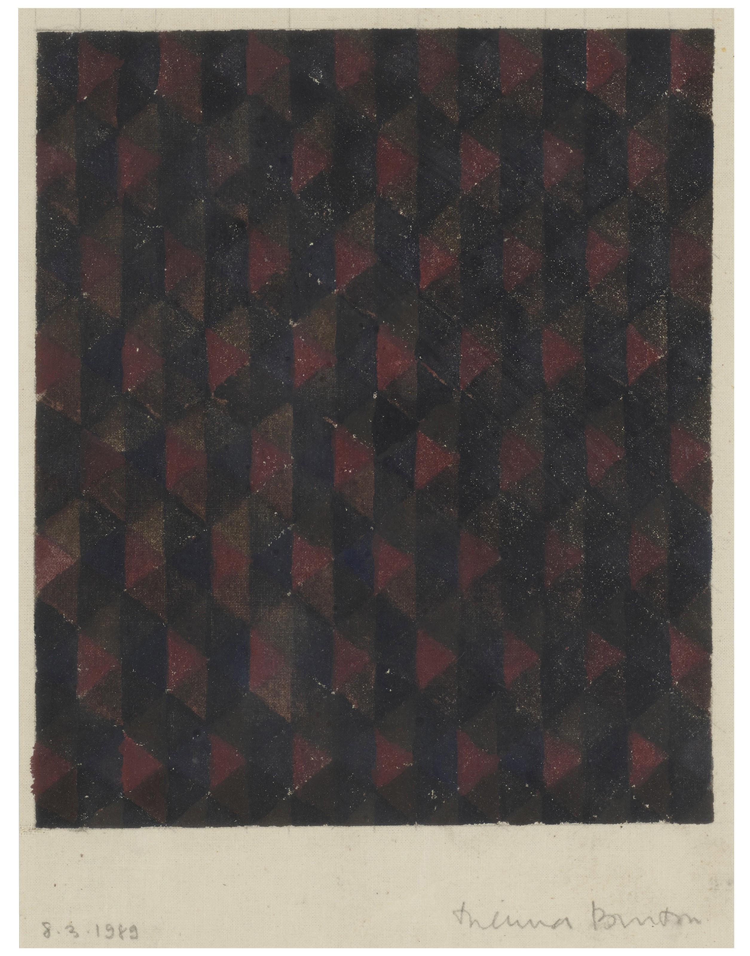 Richmond Burton - Faceted Space (Study)