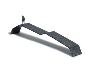 Rick Amor - Waving Figure on Hill