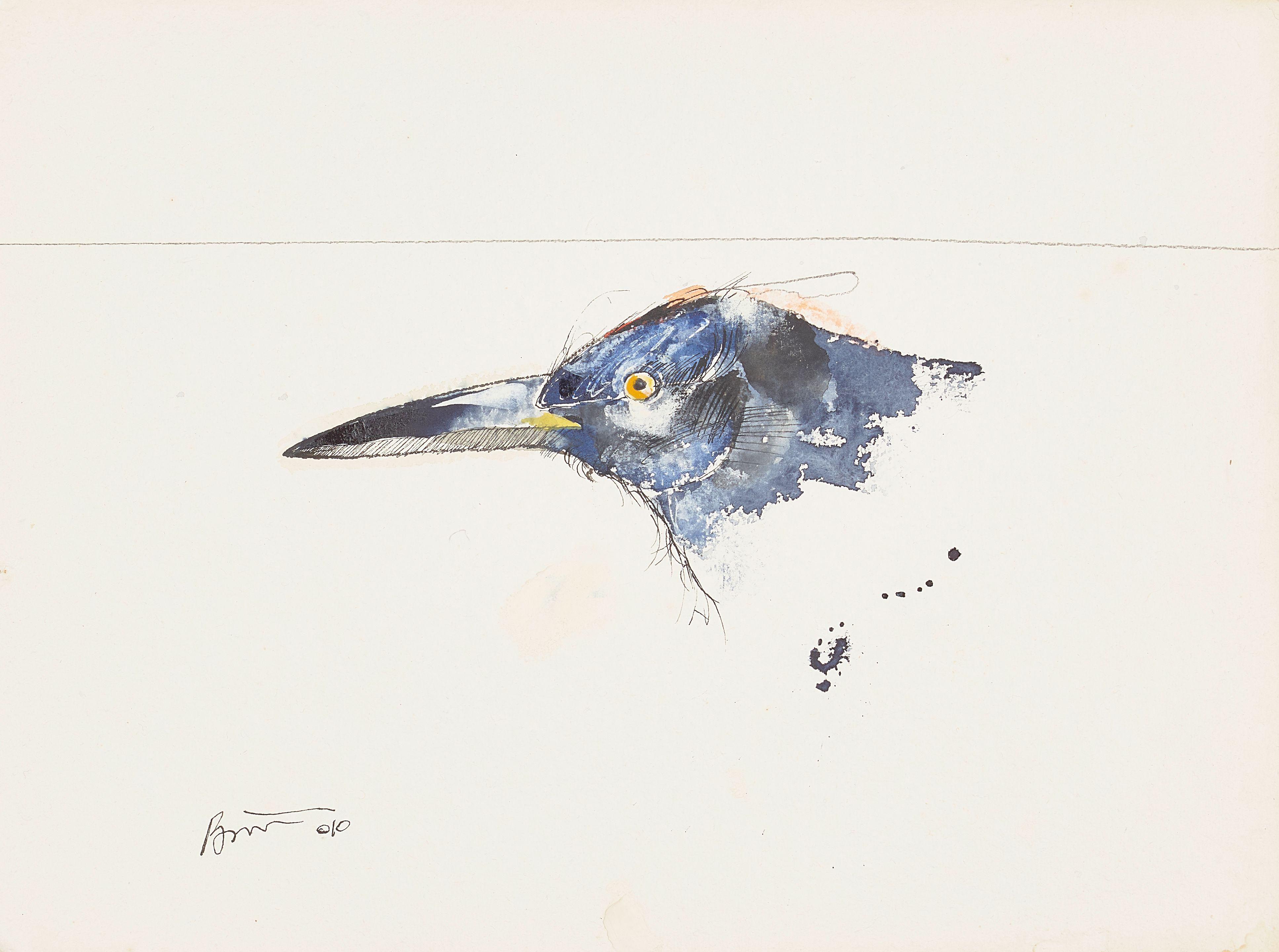Rick Bartow - Untitled (bird)