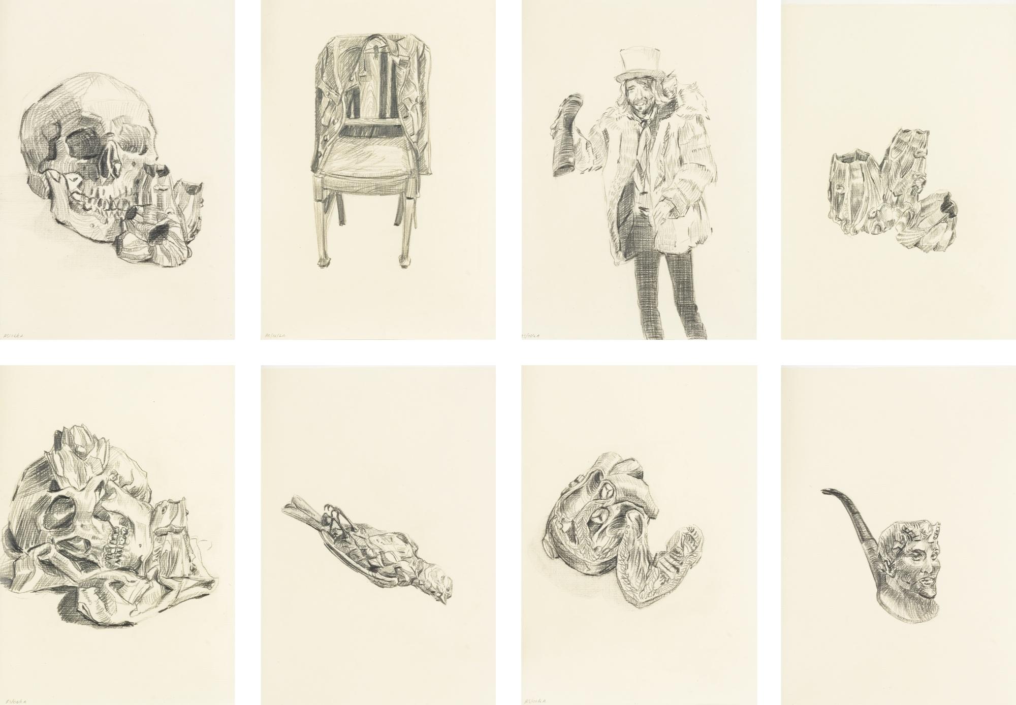 Ricky Swallow - Untitled (Studio Suite, Los Angeles) [Eight Works]