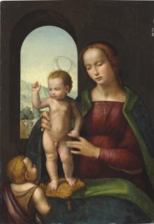 Ridolfo Ghirlandaio - The Madonna and Child with the Infant Saint John the Baptist
