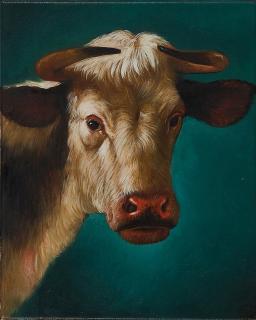 Rigo Schmidt - Ohne Titel (Kuhkopf).