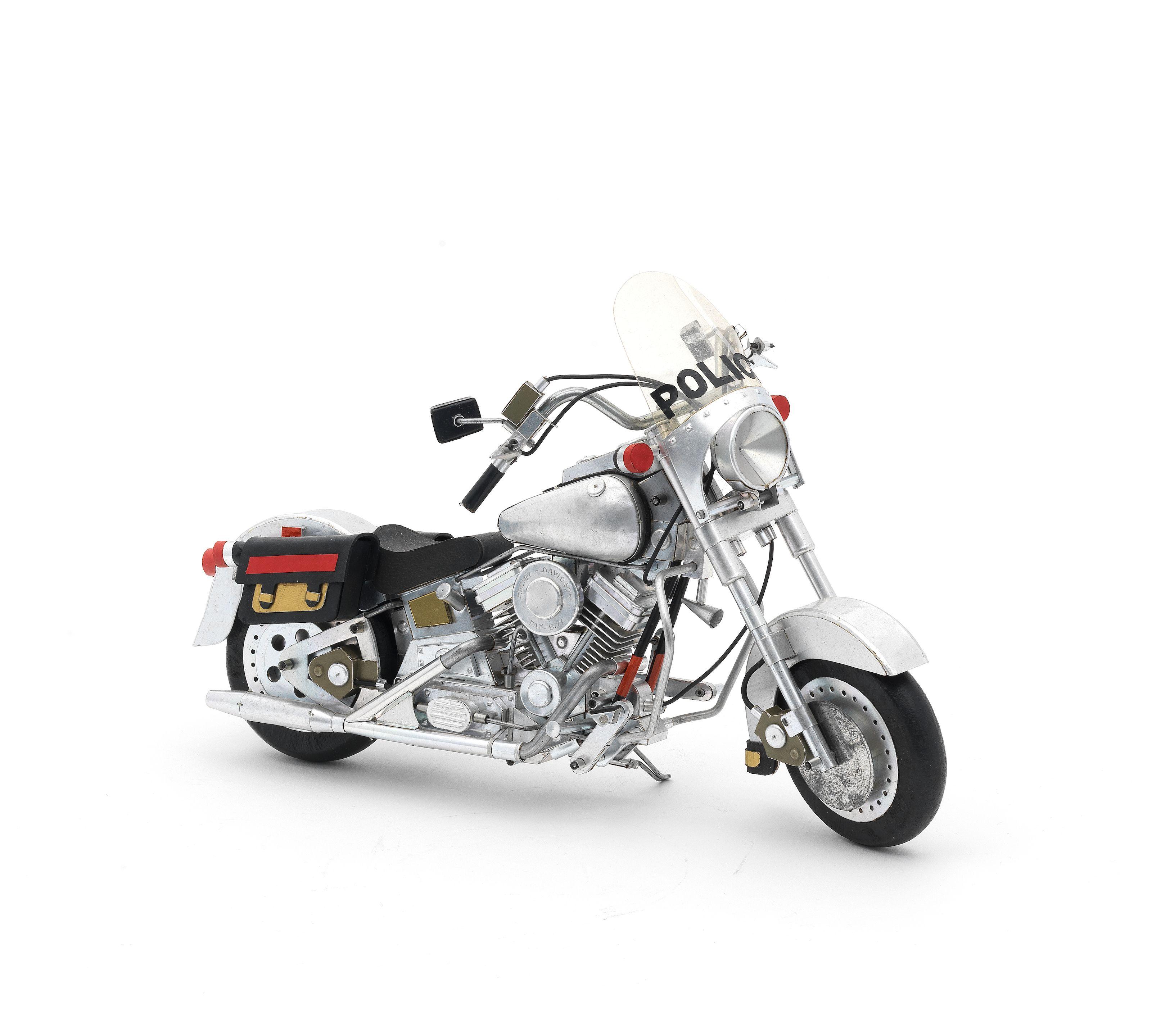 Rigobert Nimi - Harley Davidson maquette 21.5 x 34 x 15cm (8 7/16 x 13 3/8 x 5 7/8in).