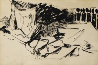 Rik Wouters - Femme Couchée Lisant Le Journal (Recto - Verso)