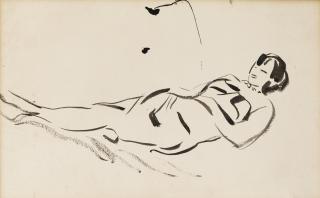 Rik Wouters - Femme Couchée (Recto-Verso)
