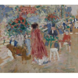 Rik Wouters - On The Terrace, The Botanic Gardens, Malines