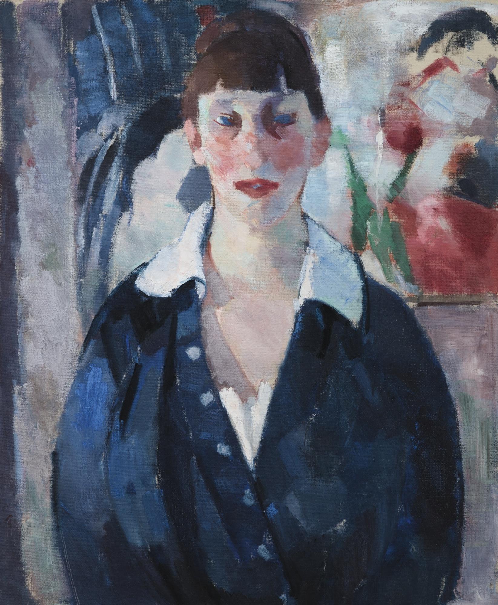 Rik Wouters - Portrait De Femme, Blouse Bleue