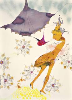 Rina Banerjee - Ostrich Girl in Exile