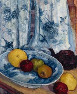 Rinaldo Cuneo - Still Life with Apples, Pomegranates and a Teapot