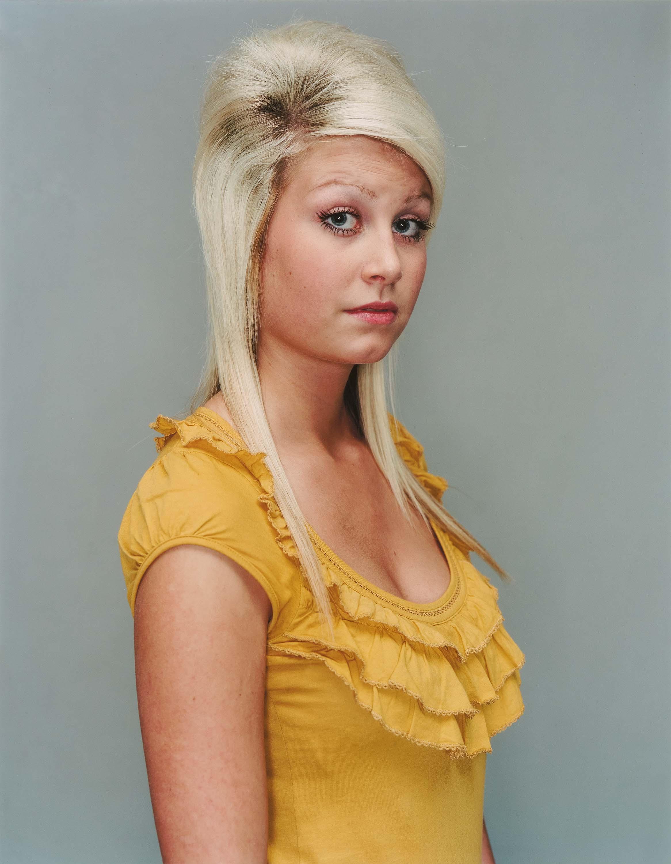 Rineke Dijkstra - Amy, The Krazyhouse, Liverpool, England, December 23, 2008.