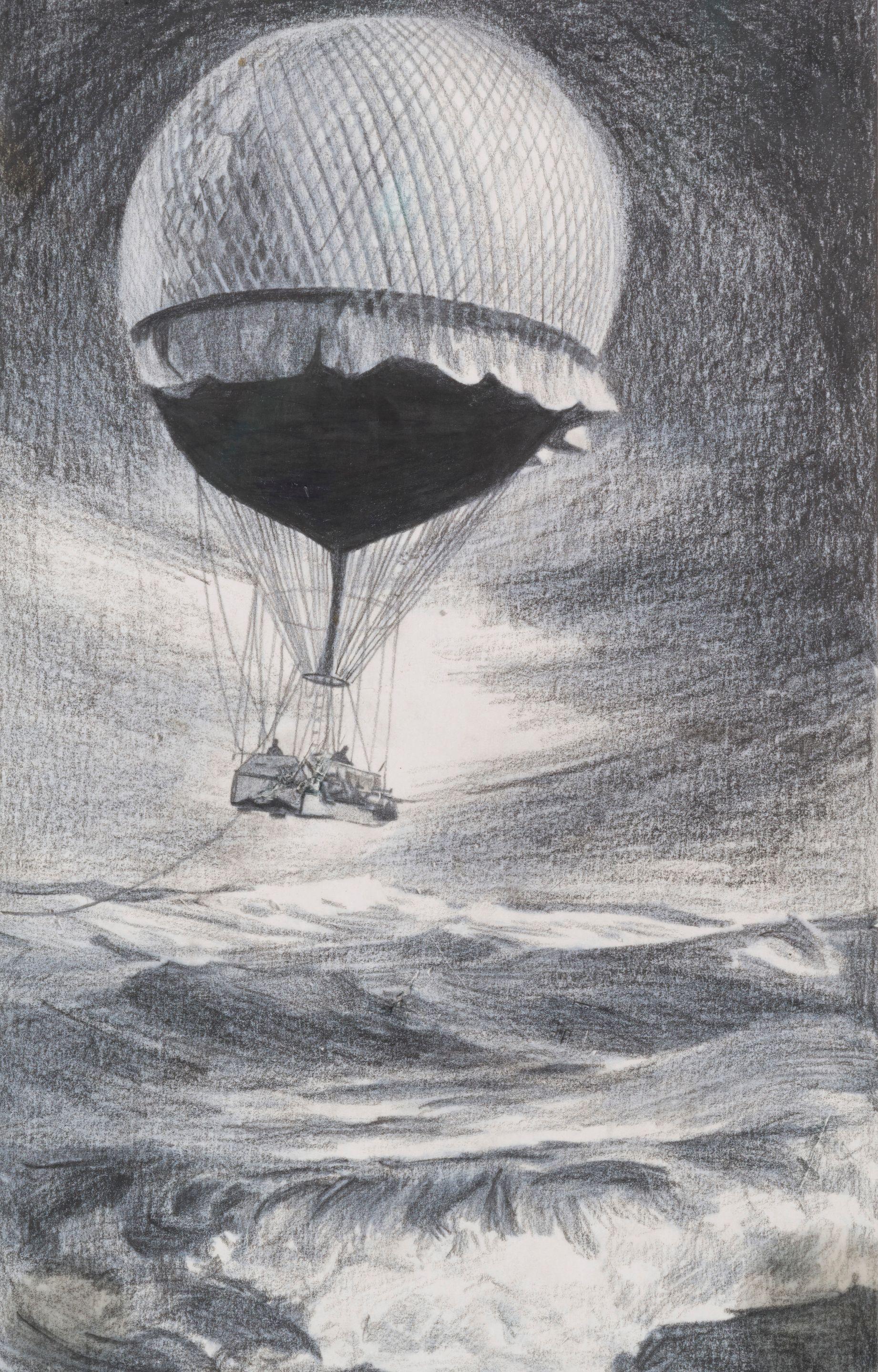 Rinus Van de Velde - Sans titre, Montgolfière