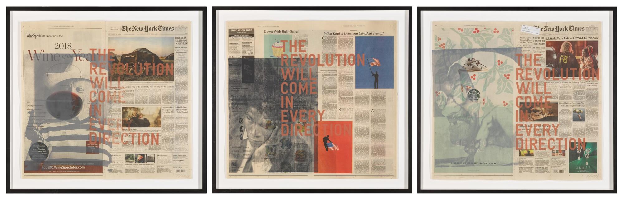 Rirkrit Tiravanija - Untitled (The Revolution Will Come In Every Direction)