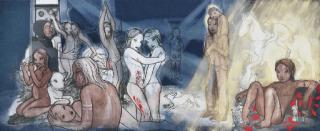 Rita Ackermann - Hail Mary Entering Sound Factory