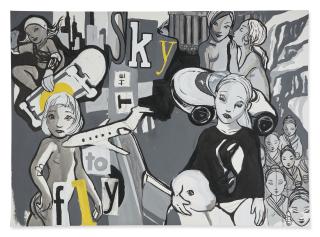 Rita Ackermann - Let\'S Try To Fly To The Sky, 1994