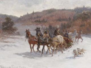 Ritter Fritz Von Der Venne - Returning from the bear hunt