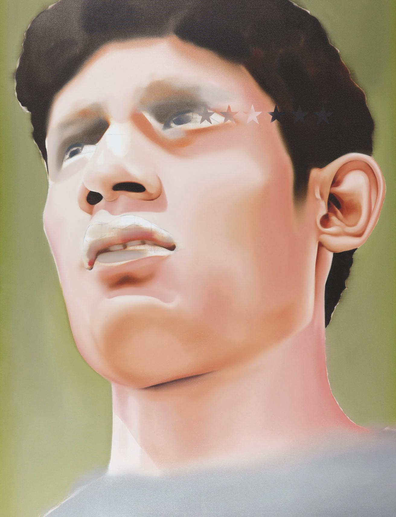 Riyas Komu - Mark Him (Second Half Foot Ball Painting - II)