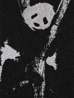 Rob Pruitt - Black And Silver Boy, For Sarah