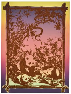 Rob Pruitt - Panda Allegory (Python)