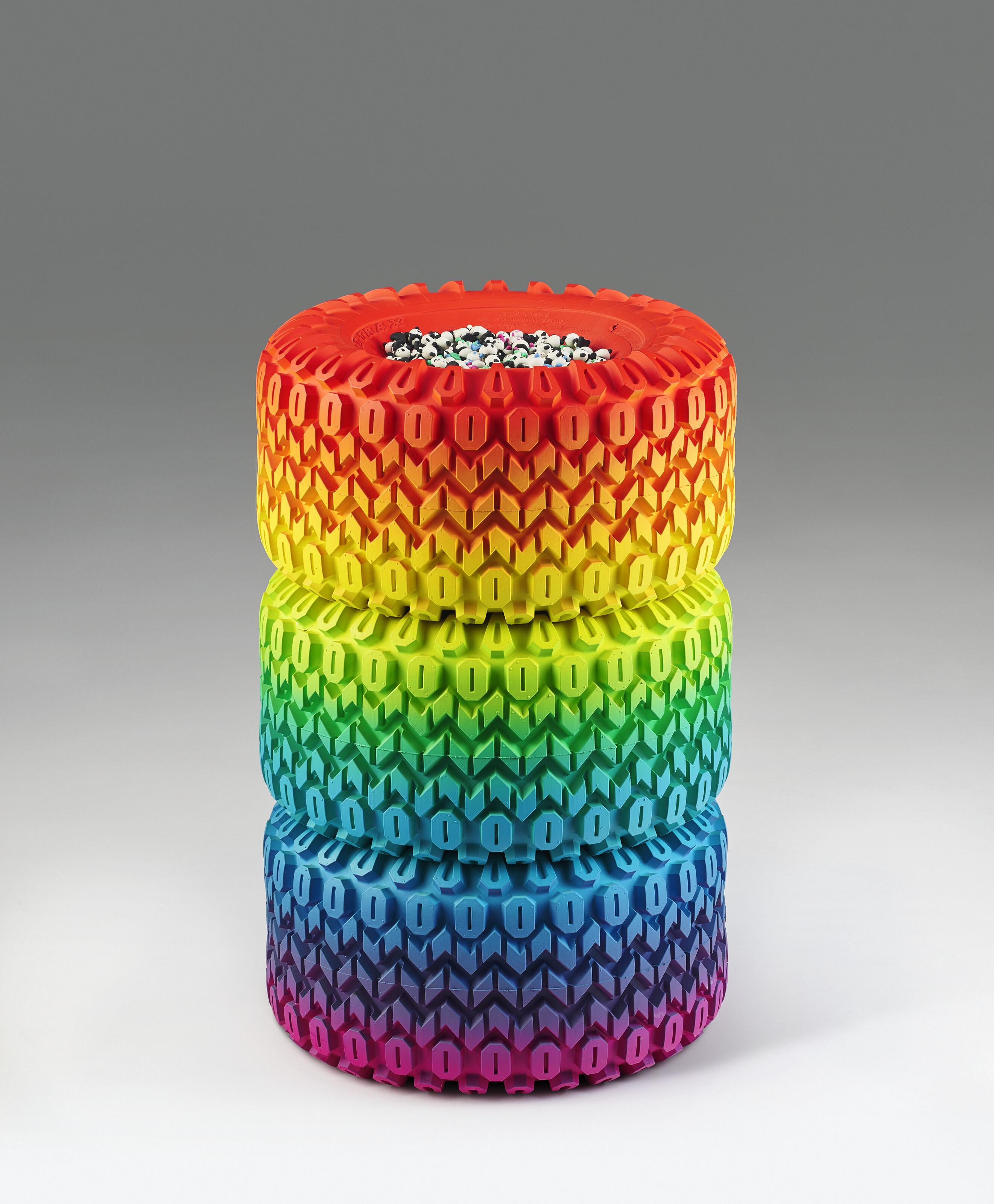 Rob Pruitt - Panda Erasers (Spectrum)