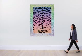 Rob Pruitt - Wild Life Painting (Crocodile White Tiger)