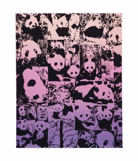 Rob Pruitt - World Of Pandas (Blue, Violet, Orange)