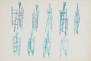 Robert Adams - Untitled Sketches For Figurative Sculptures