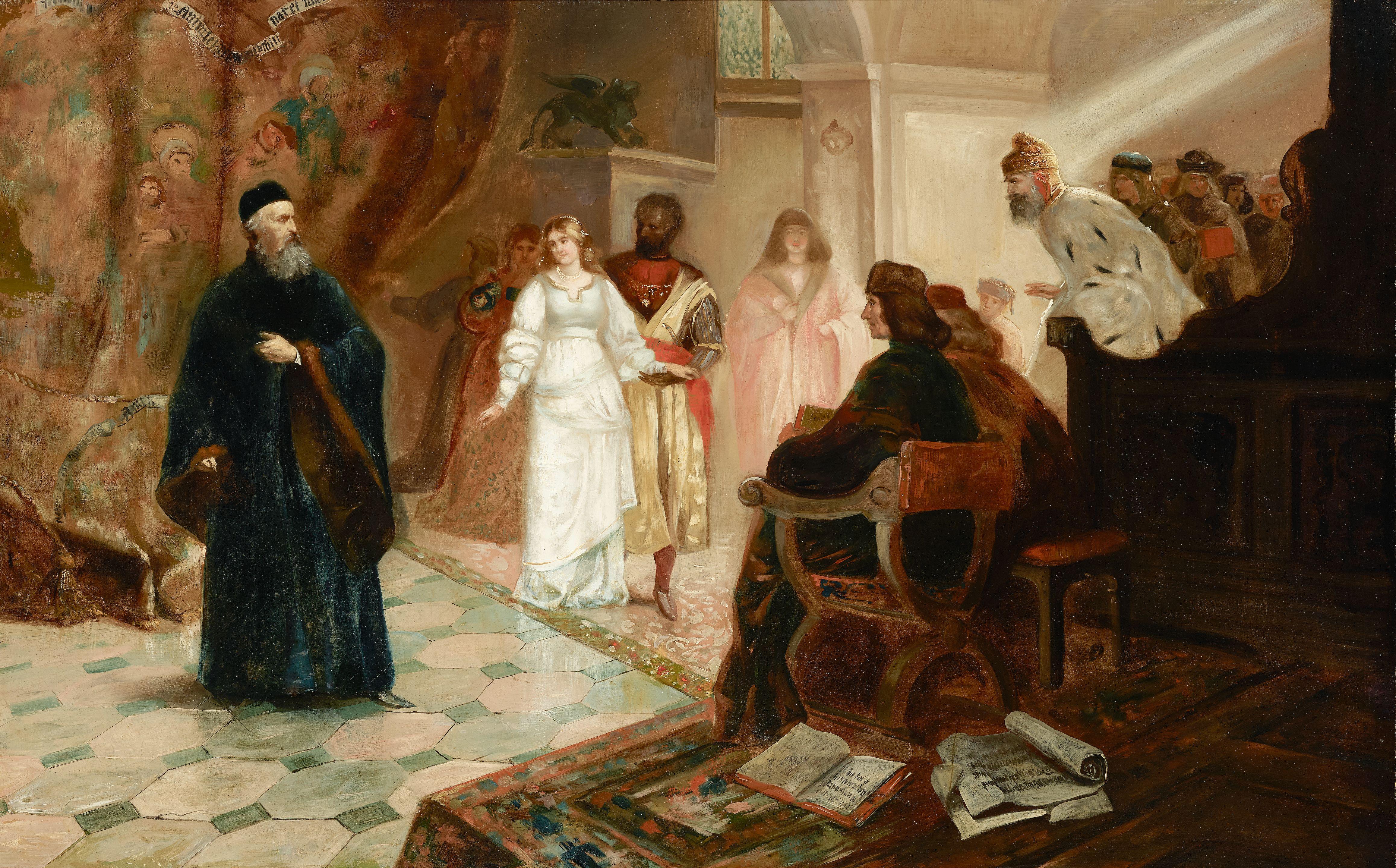 Robert Alexander Hillingford - A scene from Othello