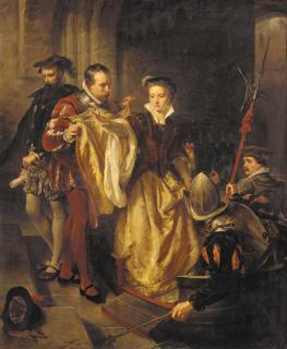 Robert Alexander Hillingford - Princess Elizabeth arriving at the Tower of London