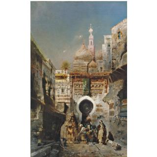 Robert Alott - Austrian The Departure Of The Caravan