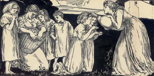 Robert Anning Bell, R.A. - Feeding the little children