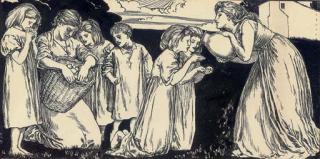 Robert Anning Bell, R.A. - Feeding the little children