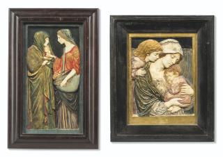 Robert Anning Bell, R.A. - Two Reliefs: Charity; And Mother And Children