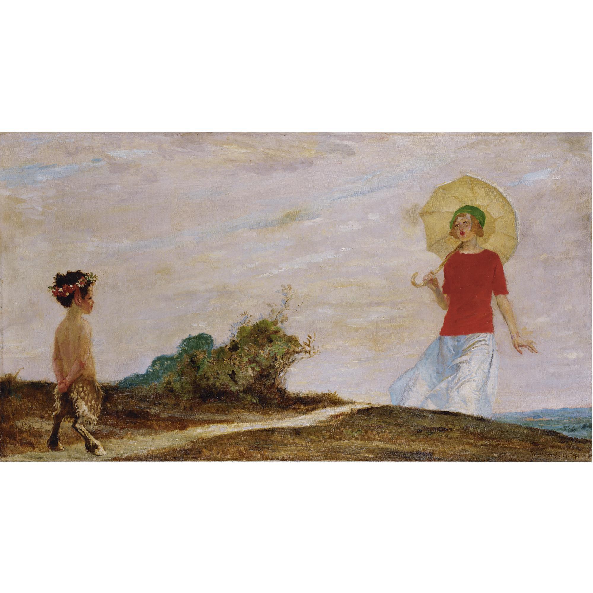 Robert Anning Bell - The Unexpected Encounter