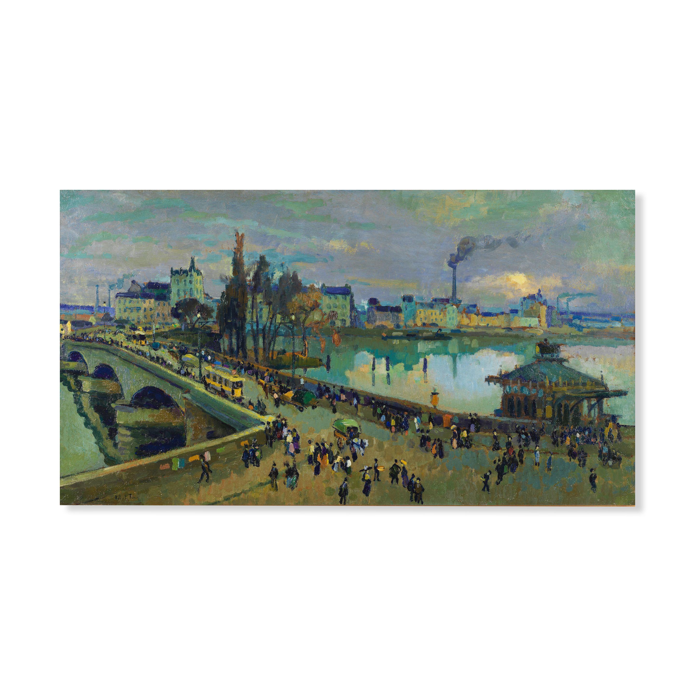 Robert Antoine Pinchon - Le Pont Corneille à Rouen