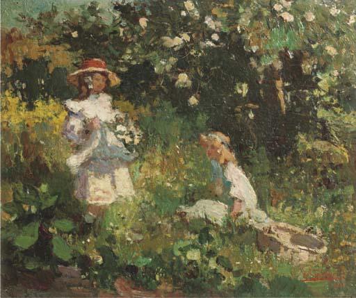 Robert Archibalt Graafland - Gathering Flowers