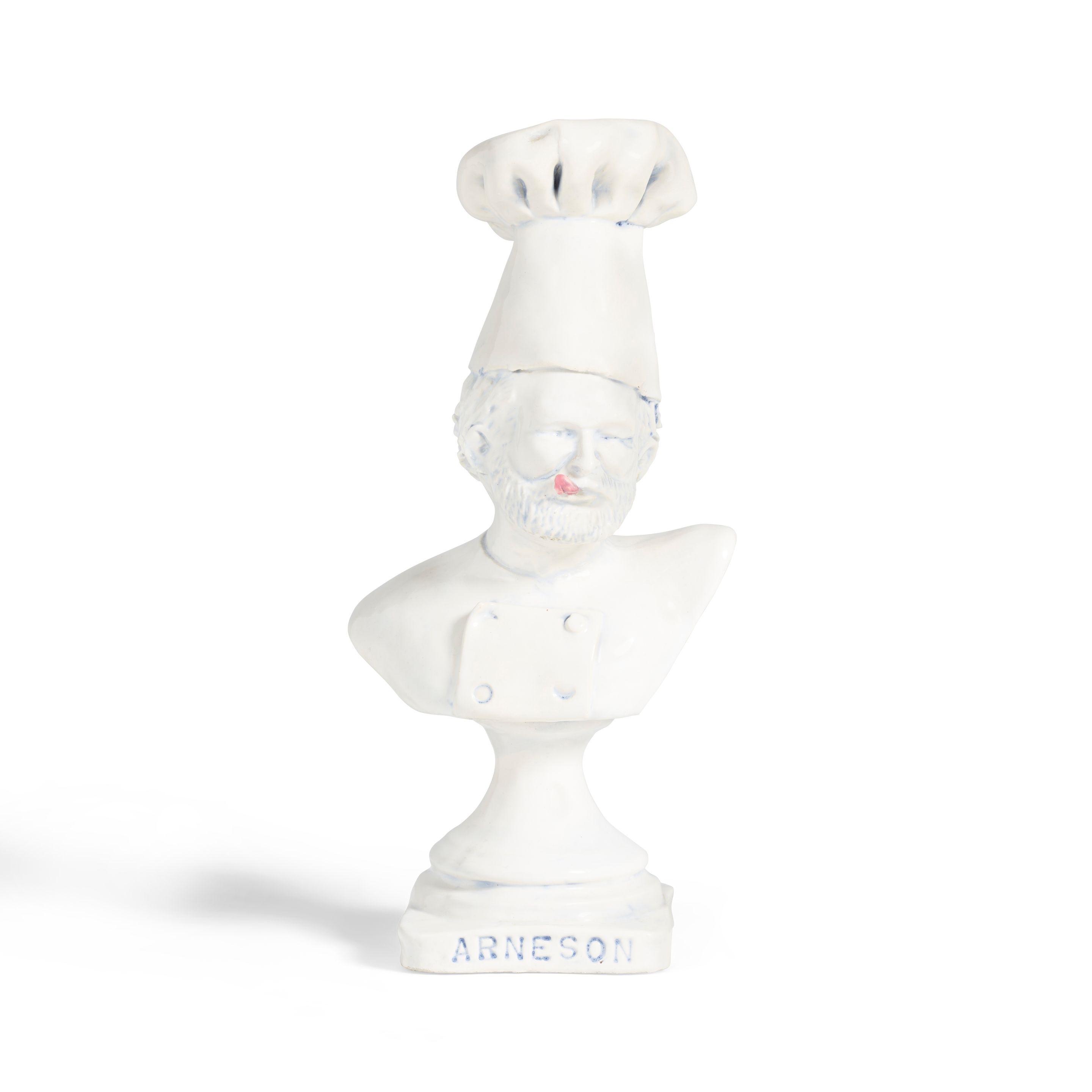 Robert Arneson - Souevenir #5 (Smorgi-Bob Trophy), Bob as Chef, circa 1972