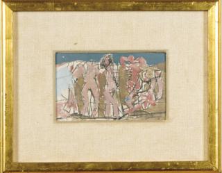 Robert Arthur Goodnough - Pink Figures