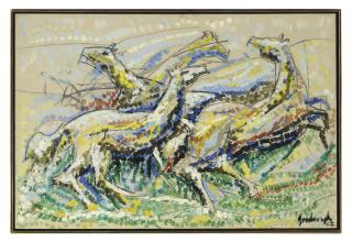 Robert Arthur Goodnough - Running Horses