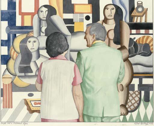 Robert Ballagh - Couple and a Fernand Léger