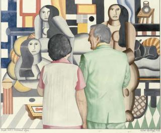 Robert Ballagh - Couple and a Fernand Léger