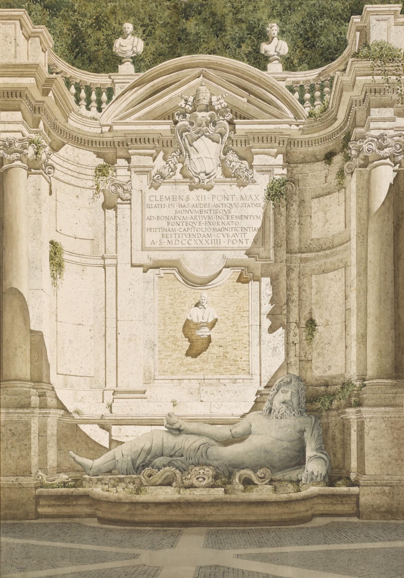 Robert Banks - ‘Marforio’ Memorial To Pope Clement Xii