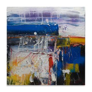 Robert Baribeau - Cascade Villa in Blue